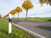 Germany Road: Asphalt in a Cloudy Landscape