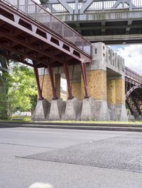 Germany's Road: Bridge and Asphalt Underpass