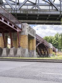 Germany's Road: Bridge and Asphalt Underpass