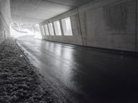 Germany Road Tunnel Monochrome 002