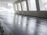 Germany Road Tunnel in Monochrome