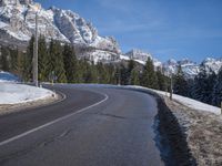 Germany Road: Wet Highway through a Mountain Pass