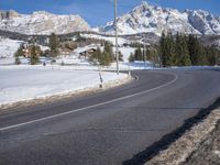 Germany Road: Wet Highway through a Mountain Pass