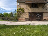 Germany Rural Landscape with Farmhouse, Barn, and Shed 001