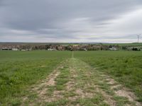 Germany's Rural Landscape: Fields and Clouds