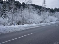Germany's Snowy Mountain Road