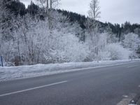 Germany's Snowy Mountain Road