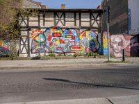 Germany Urban Art District: Graffiti Murals 001