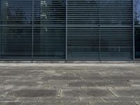 Urban City in Germany: A Glass Wall View