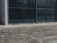 Urban City in Germany: A Glass Wall View