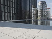 Germany's Urban Design: A City Plaza with Stunning Reflections
