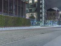 Germany Urban Design: Cobblestone Road Lighting 001