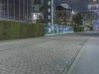 Germany Urban Design: Cobblestone Road Lighting 005