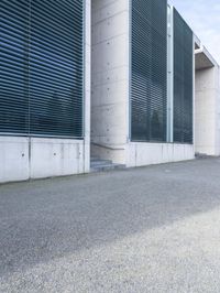Urban Facade in Germany: A Concrete Building