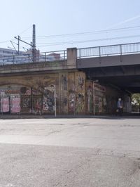 Germany Urban Graffiti Art Bridge 001