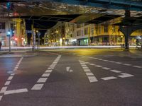 Urban Landscape in Germany: A Night Filled with Lights