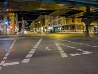Urban Landscape in Germany: A Night Filled with Lights