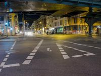 Urban Landscape in Germany: A Night Filled with Lights