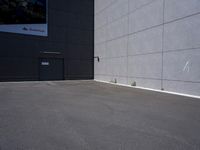 Urban Office Building in Germany: A Clear Sky Background