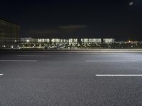 Urban Road in Germany: Trails of Lights in the Dark