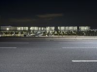 Urban Road in Germany: Trails of Lights in the Dark