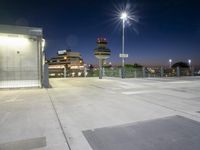 Nighttime Urban Road in Germany