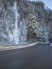 Winter Landscape in Germany: Snow-Covered Mountains