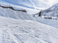 Winter Landscape in Germany: Snowy Alps
