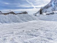 Winter Landscape in Germany: Snowy Alps