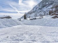 Winter Landscape in Germany: Snowy Alps