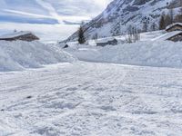 Winter Landscape in Germany: Snowy Alps
