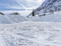 Winter Landscape in Germany: Snowy Alps