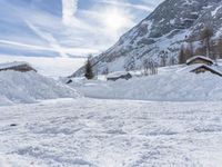 Winter Landscape in Germany: Snowy Alps