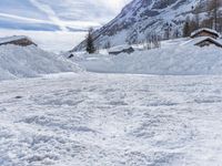 Winter Landscape in Germany: Snowy Alps