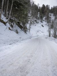 Winter Road in Germany