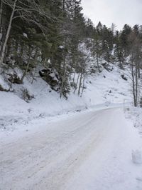 Winter Road in Germany