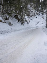 Winter Road in Germany