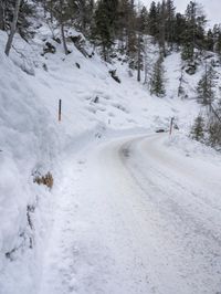 Winter Road in Germany