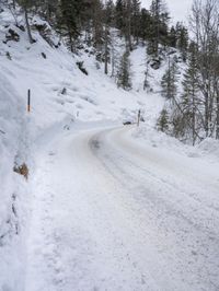 Winter Road in Germany
