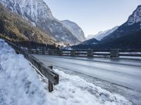 Winter Road in the Alps, Germany