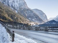 Winter Road in the Alps, Germany