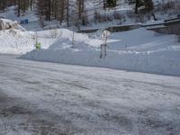 Germany Winter Road Mountain Landscape 003