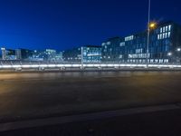 Germany's Night Lights: Urban Reflection on Water