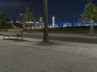 the bench is empty and ready for someone to sit on it alone alone or in some places