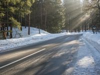 Winter Road in Germany