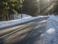 Winter Road in Germany