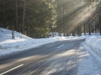 Winter Road in Germany