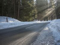 Winter Road in Germany