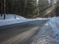 Winter Road in Germany