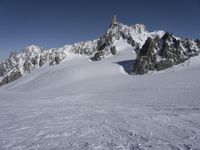 Glacial Landscape with Clear Sky